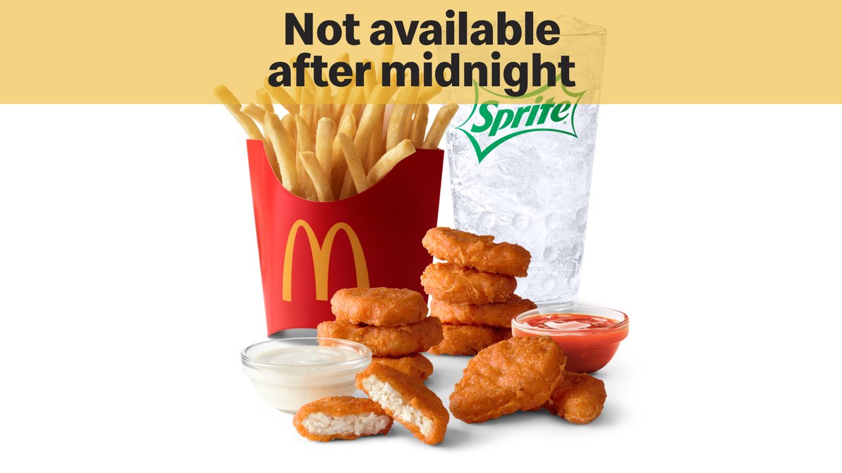 10 Piece Spicy McNuggets Meal in McDonald's