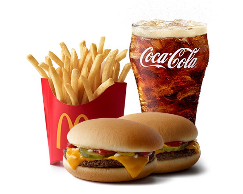 2 Cheeseburger Meal in McDonald's