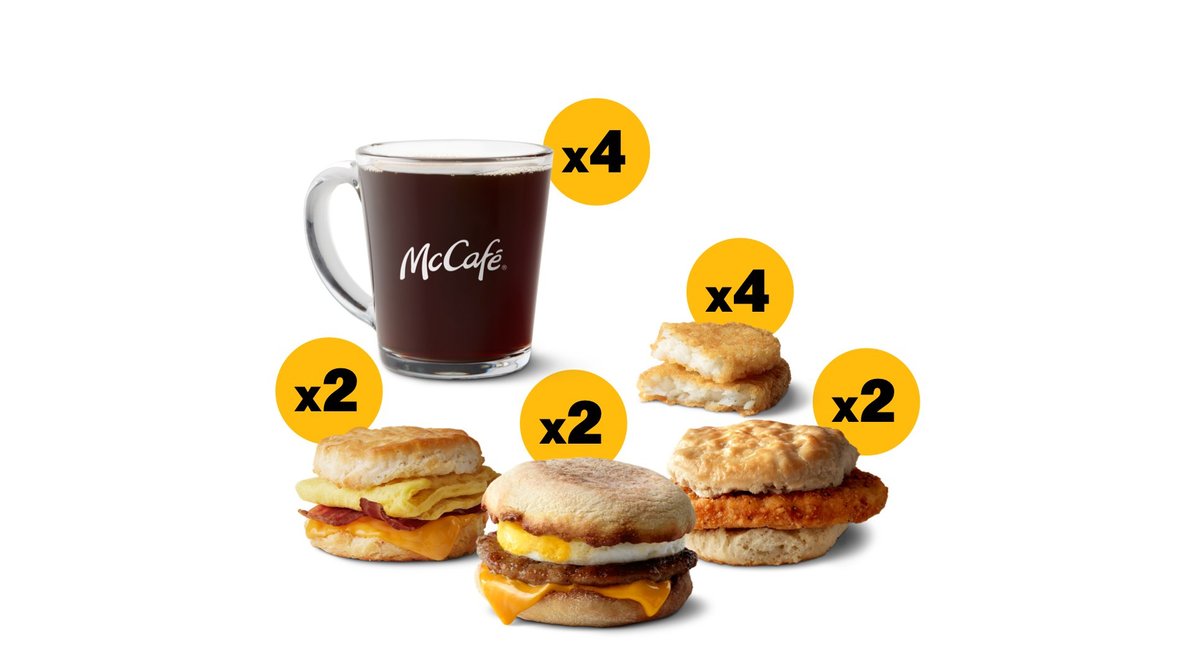 6 Sandwich Breakfast Bundle in McDonald's