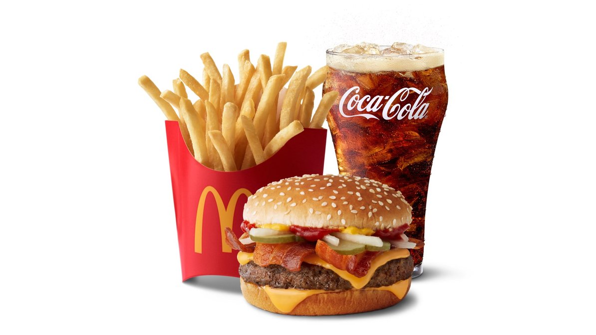 Bacon Quarter Pounder with Cheese Meal in McDonald's