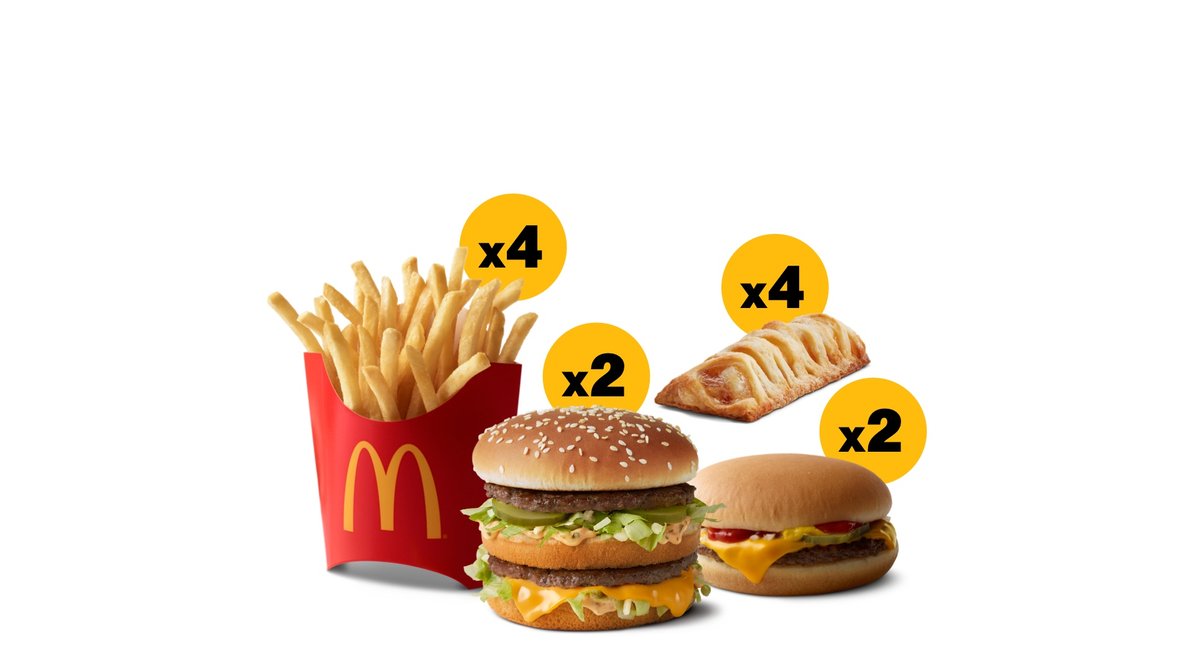 Favorites for 4 in McDonald's