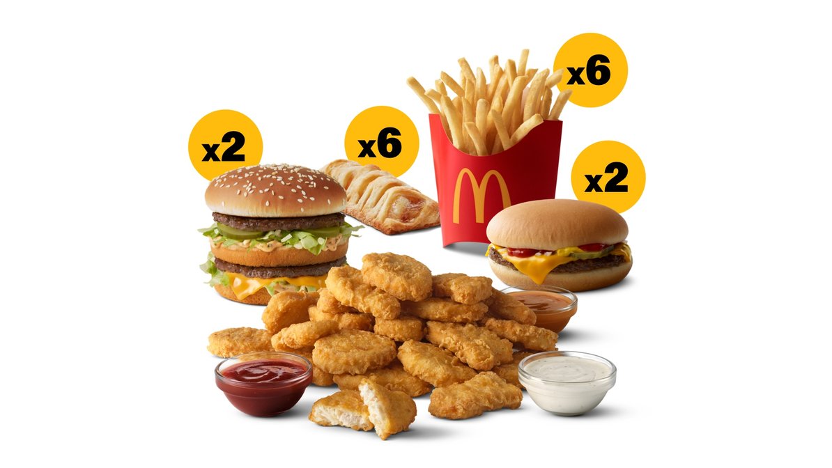Favorites for 6  in McDonald's