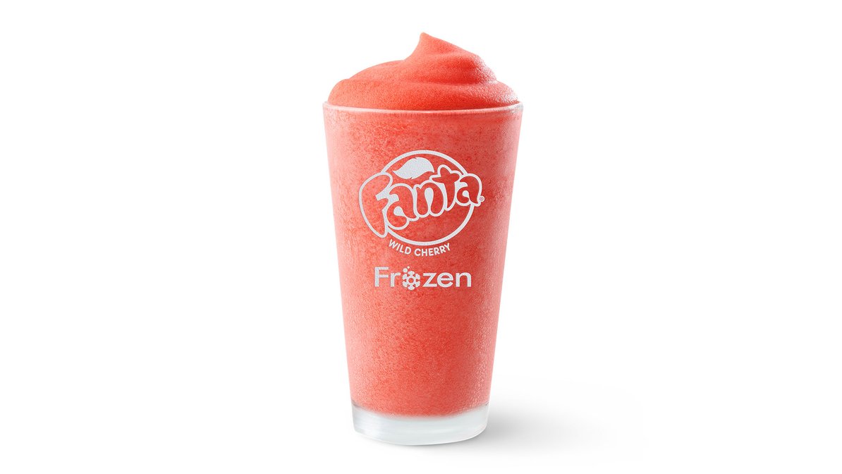 Froze Fanta Wild Cherry in McDonald's