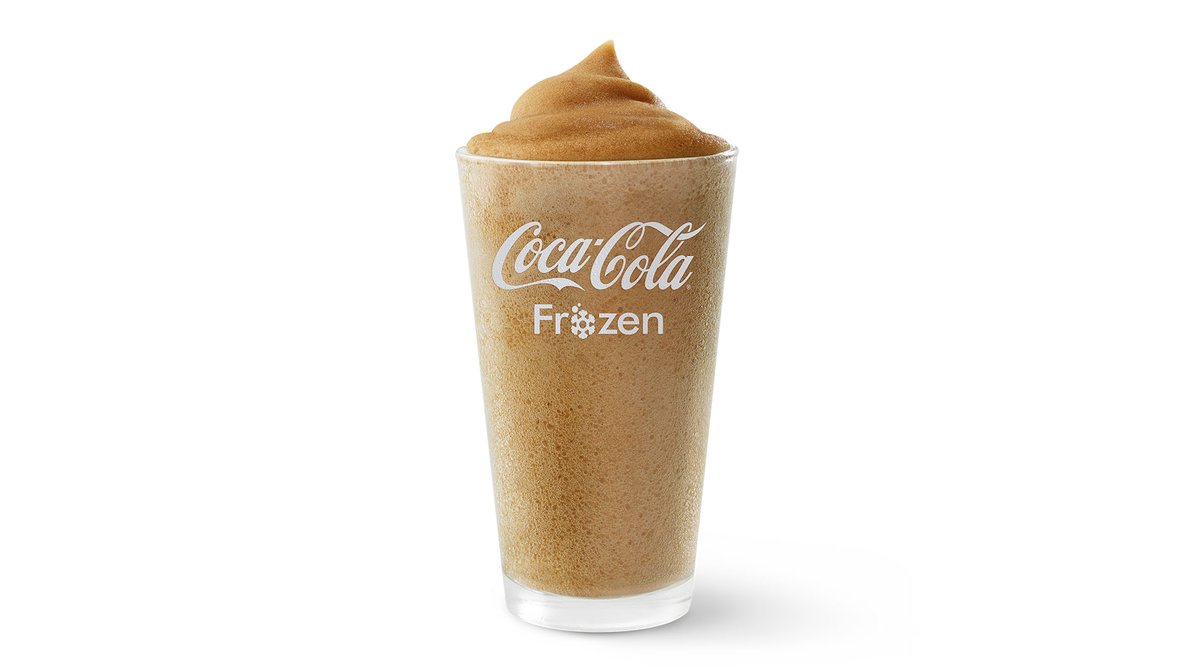 Frozen Coca Cola Classic in McDonald's