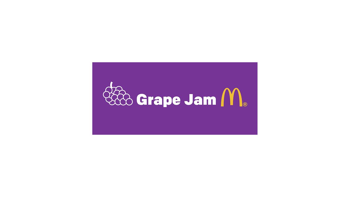 Grape Jam in McDonald's