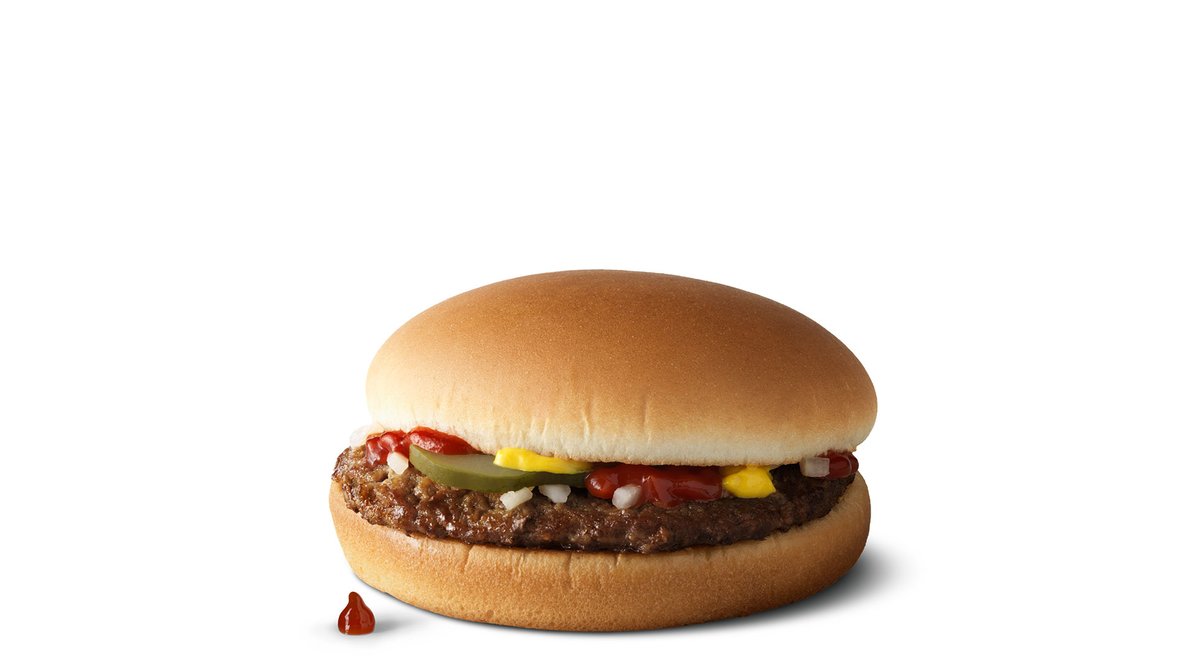 Hamburger in McDonald's