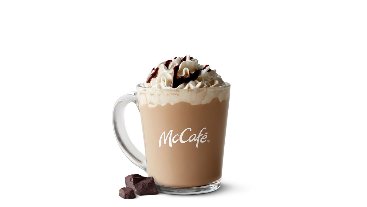 Medium Caramel Hot Chocolate in McDonald's