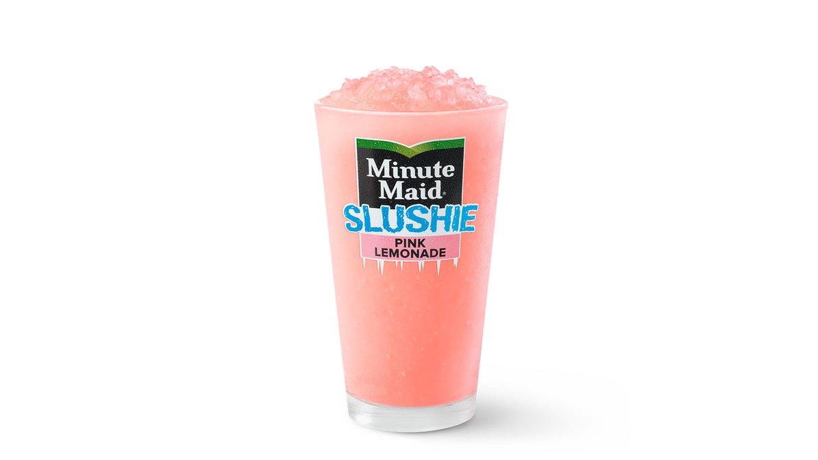Pink Lemonade Slushie Minute Maid in McDonald's