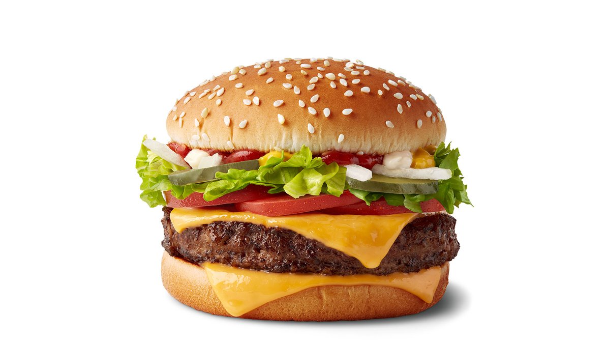 Quarter Pounder with Cheese Deluxe in McDonald's