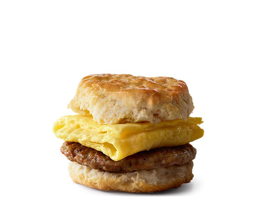 Sausage Biscuit with Egg in McDonald's