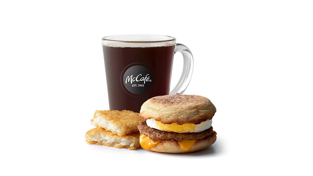 Sausage McMuffin with Egg in McDonald's