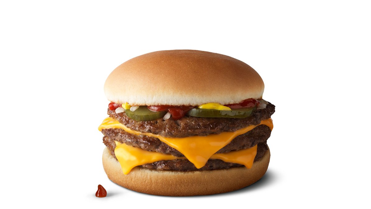 Triple Cheeseburger in McDonald's